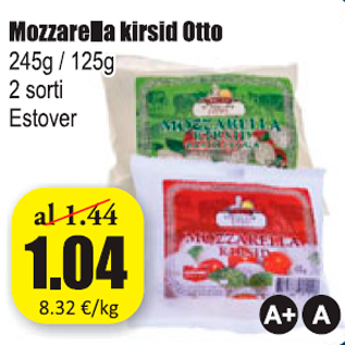 Allahindlus - Mozzarella kirsid Otto