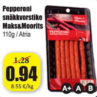 Allahindlus - Pepperoni snäkkvorstike Maks&Moorits