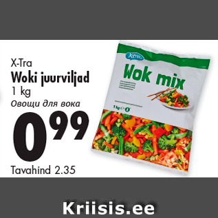 Allahindlus - X-Tra Woki juurviljad 1 kg