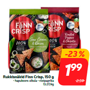 Allahindlus - Rukkisnäkid Finn Crisp, 150 g