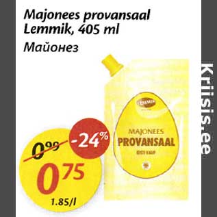 Allahindlus - Majonees provansaal Lemmik, 405 ml