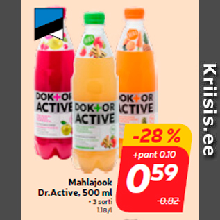 Allahindlus - Mahlajook Dr.Active, 500 ml