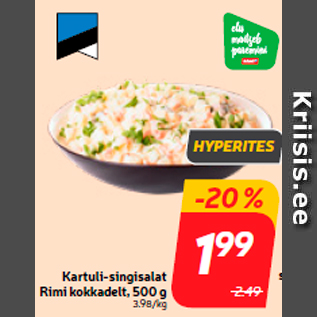 Allahindlus - Kartuli-singisalat Rimi kokkadelt, 500 g