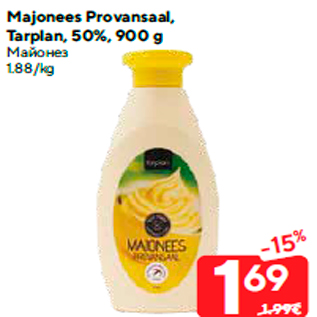 Allahindlus - Majonees Provansaal, Tarplan, 50%, 900 g