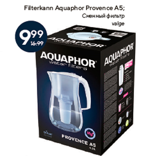 Allahindlus - Filterkann Aquaphor Provence A5;