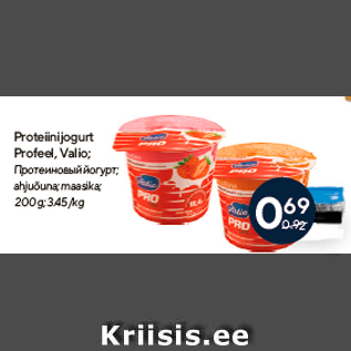 Allahindlus - Proteiinijogurt Profeel, Valio