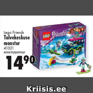 Allahindlus - Lego Friends Talvekeskuse maastur 41321