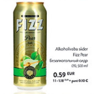 Allahindlus - Alkoholivaba siider Fizz Pear