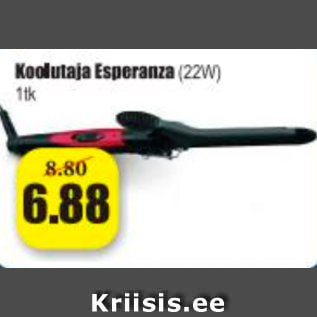 Allahindlus - Koolutaja Esperanza (22W) 1 tk