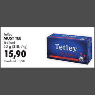 Allahindlus - Tetley must tee