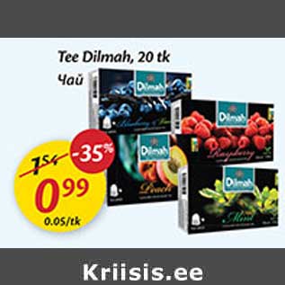 Allahindlus - Tee Dilmah, 20 tk