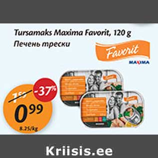 Allahindlus - Tursamaks Maxima Favorit, 120 g