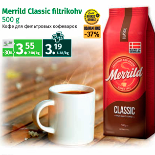 Allahindlus - Merrild Classic fi ltrikohv 500 g