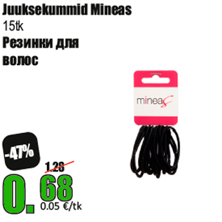 Allahindlus - Juuksekummid Mineas 15tk