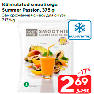 Allahindlus - Külmutatud smuutisegu Summer Passion, 375 g