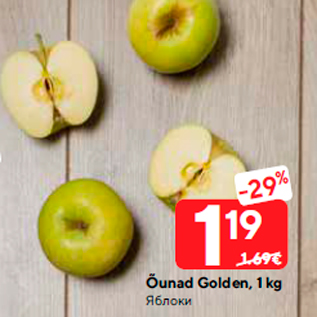 Allahindlus - Õunad Golden, 1 kg