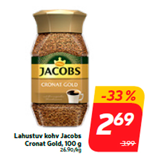 Allahindlus - Lahustuv kohv Jacobs Cronat Gold, 100 g