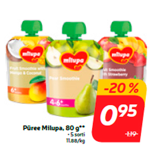 Allahindlus - Püree Milupa, 80 g**