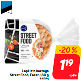 Allahindlus - Lapi leib kaeraga Street Food, Fazer, 180 g