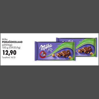 Allahindlus - Milka PIIMAŠOKOLAAD pähklitega