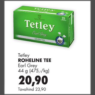 Allahindlus - Tetley ROHELINE TEE Earl Grey