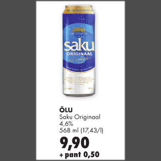 Allahindlus - ÕLU Saku Originaal 4,6%