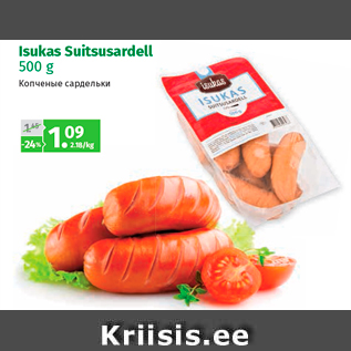 Allahindlus - Isukas Suitsusardell 500 g