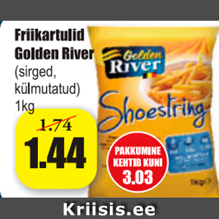 Allahindlus - Friikartulid Golden River