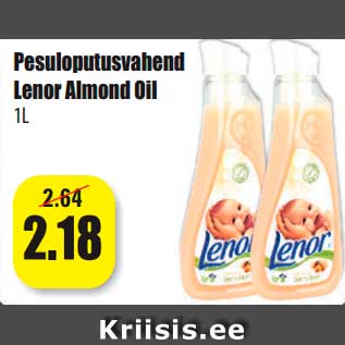 Allahindlus - Pesuloputusvahend Lenor Almond Oil 1L