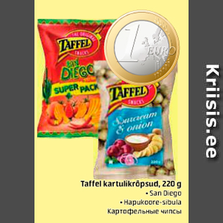 Allahindlus - Taffel kartulikrõpsud, 220 g