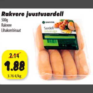 Allahindlus - Rakvere juustusardell 500g