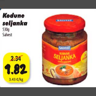 Allahindlus - Kodune seljanka 530g