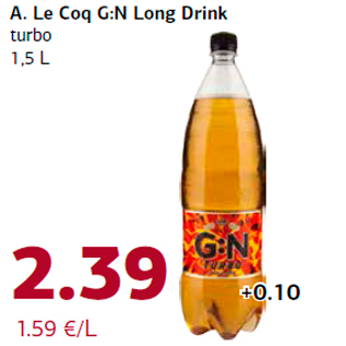 Allahindlus - A. Le Coq G:N Long Drink