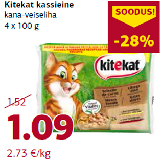 Allahindlus - Kitekat kassieine