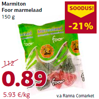 Allahindlus - Marmiton Foor marmelaad 150 g