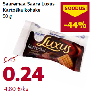 Allahindlus - Saaremaa Saare Luxus Kartoška kohuke 50 g