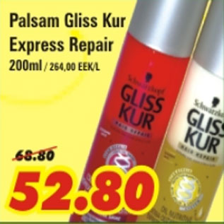 Allahindlus - Palsam Gliss Kur Express Repair