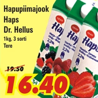 Allahindlus - Hapupiimajook Haps Dr.Hellus