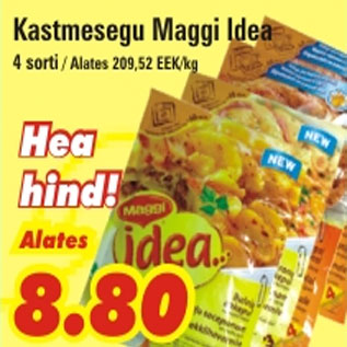 Allahindlus - Kastmesegu Maggi Idea