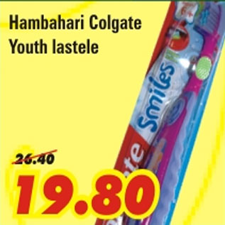 Allahindlus - Hambahari colgate Youth Lastele