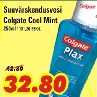 Allahindlus - Suuvärskendusvesi Colgate Cool Mint