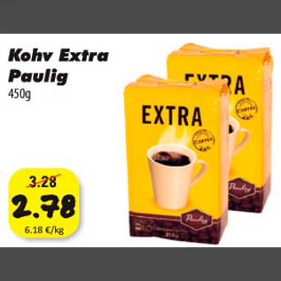 Allahindlus - Kohv Eütra Paulig 450g