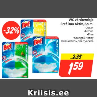 Allahindlus - WC värskendaja Bref Duo Aktiv, 60 ml