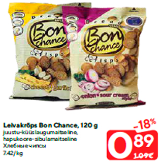 Allahindlus - Leivakrõps Bon Chance, 120 g