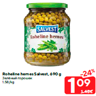 Allahindlus - Roheline hernes Salvest, 690 g