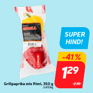 Allahindlus - Grillpaprika mix Rimi, 350 g