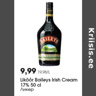 Allahindlus - Liköör Baileys Irish Cream