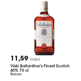 Allahindlus - Viski Ballantine’s Finest Scotch