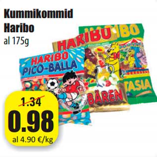 Allahindlus - Kummikommid Haribo