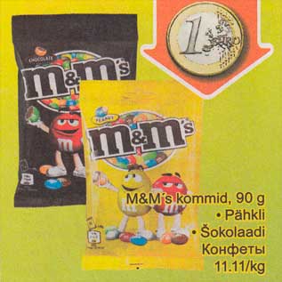 Allahindlus - M & M´s kommid